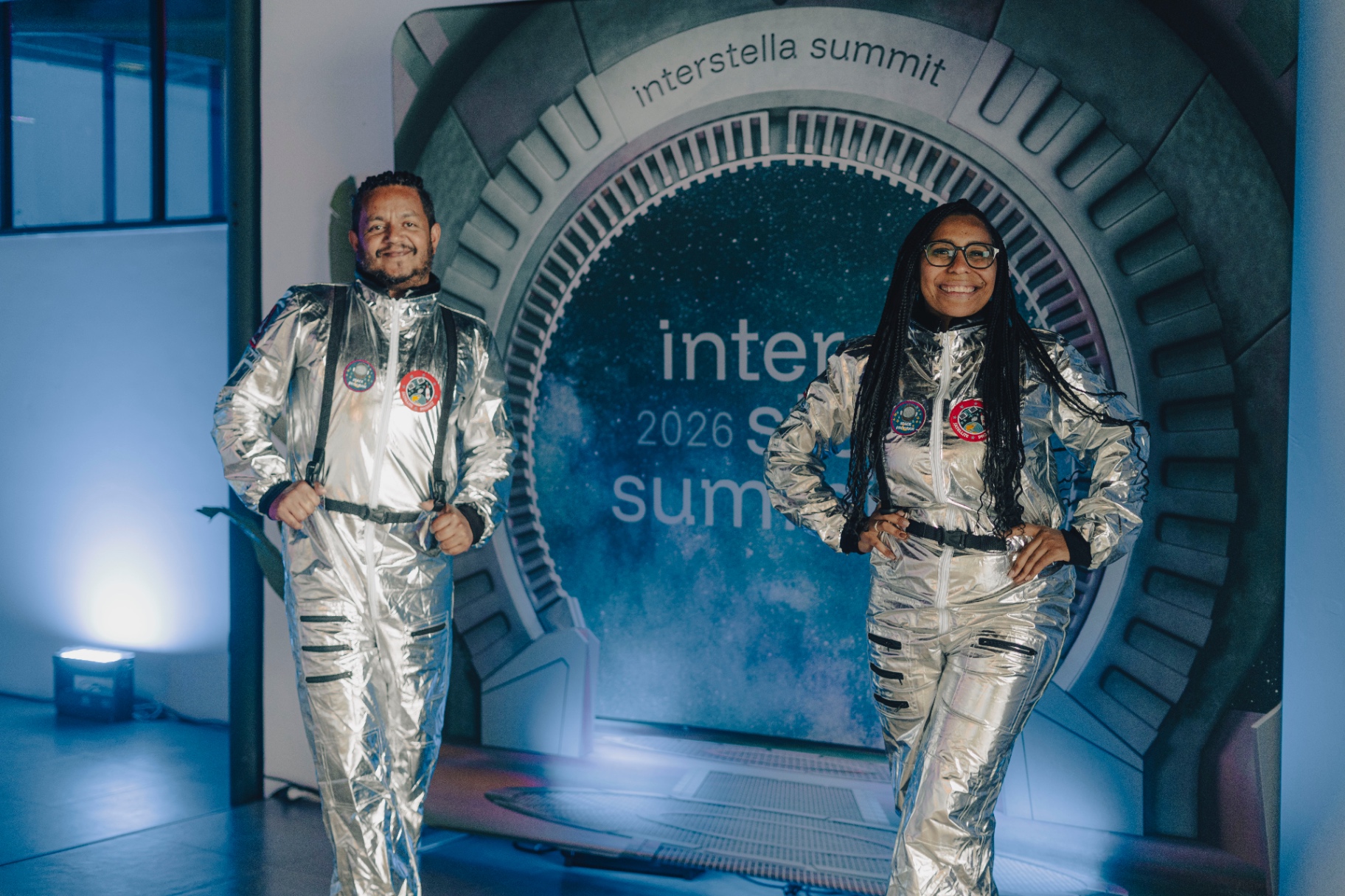 Interstella Summit 2026 astronaut-themed brand activation